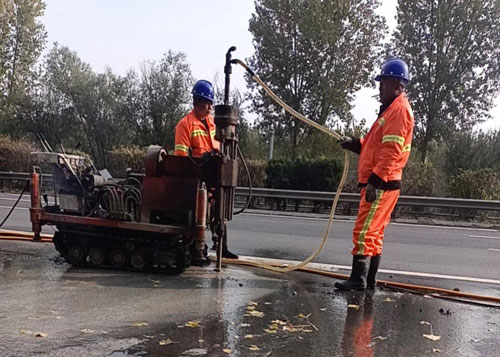 蠡县高速公路下沉注浆加固